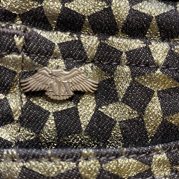 Armani Exchange New Size 29 Skinny Pant Jambe Etroit Stretch Demin Metallic - Picture 7 of 12